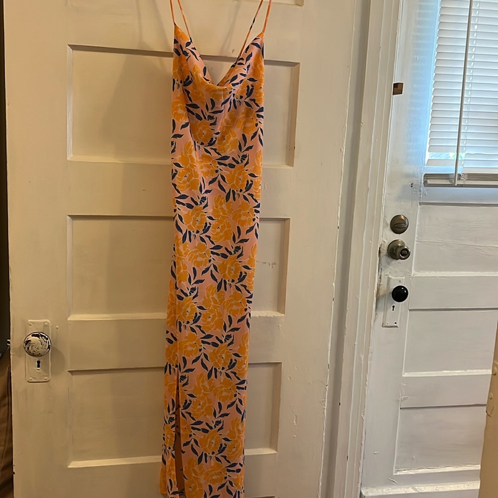 Resa floral slip dress